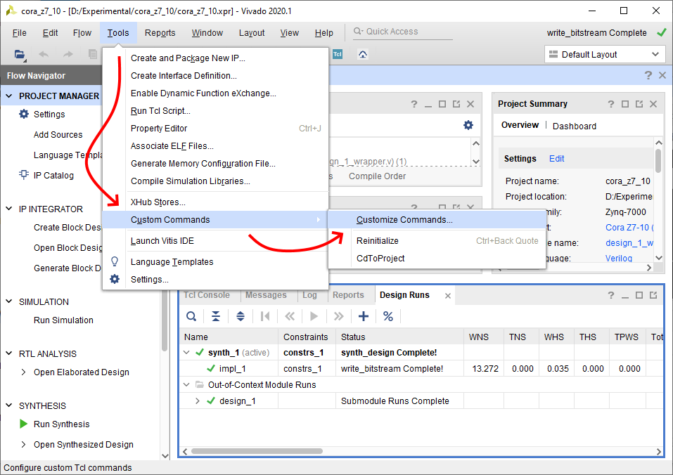 Adding Buttons to Vivado